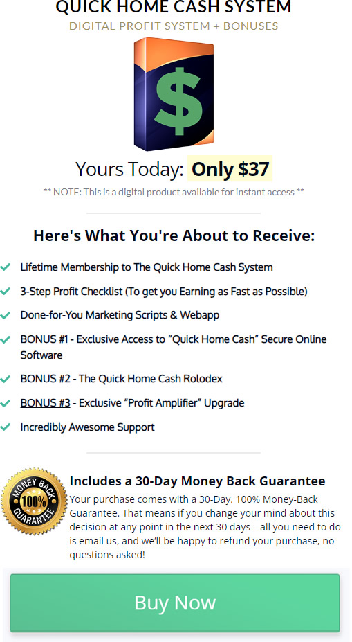 Quick Home Cash System Review: Features, Pricing, and User Reviews